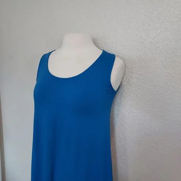 J. Jill Wearever Collection Royal Blue Sleeveless Dress Size XSP - Picture 5 of 10